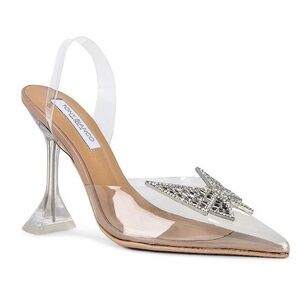 Tony Bianco Laos Vinyl Crystal Bow Shoes-4” Heels